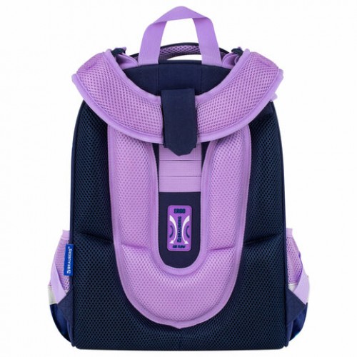 Ранец BRAUBERG PREMIUM, 2 отделения, с брелоком, Night catcher, СВЕТЯЩИЙСЯ, 38х29х16 см, 273099