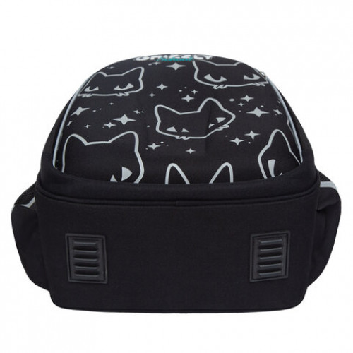 Ранец GRIZZLY анатомическая спинка, c брелоком, для девочек, STAR CAT, 36х28х20 см, RAz-286-12/1