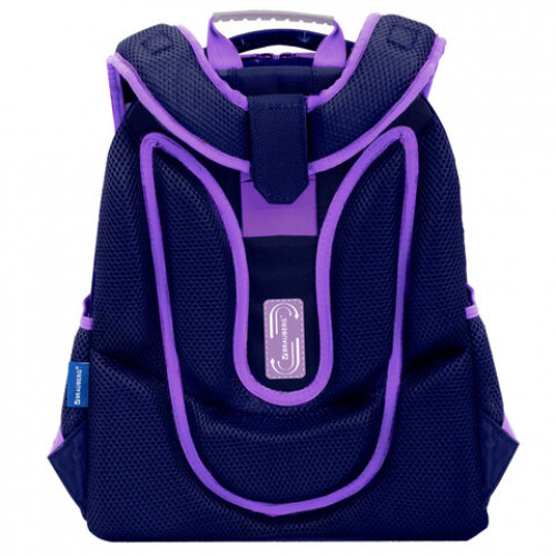 Ранец BRAUBERG UP, 2 отделения, с брелоком, Bright fox, 36х28х15 см, 274665