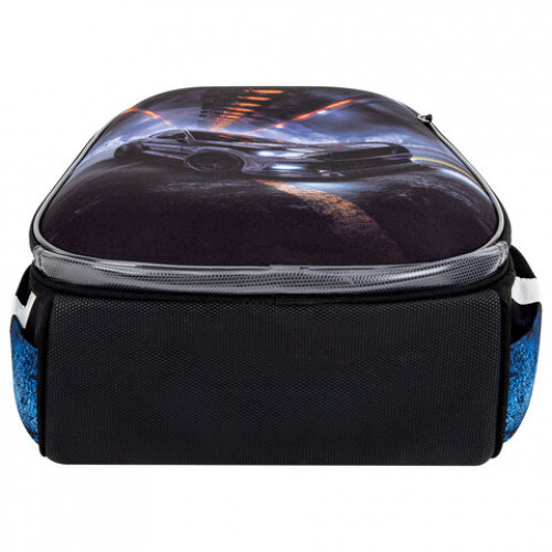 Ранец BRAUBERG ORIGINAL, 2 отделения, с брелком, Tunnel car, 38х29х16 см, 274406