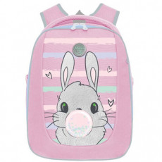 Ранец GRIZZLY школьный, анатомическая спинка, на ножках, для девочек, RABBIT, 36х29х18 см, RAf-192-5/2 Ранец GRIZZLY школьный, анатомическая спинка, на ножках, для девочек, RABBIT, 36х29х18 см, RAf-192-5/2