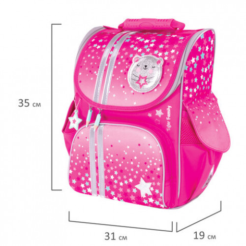Ранец TIGER FAMILY для начальной школы, Nature Quest, Sparkle Wishes, 35х31х19 см, 228882, TGNQ-059A