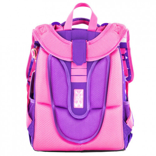 Ранец BRAUBERG PREMIUM, 2 отделения, с брелком, Shining girl, 38х29х16 см, 270592