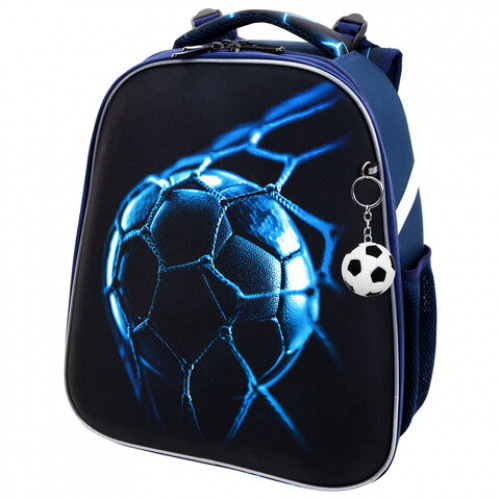 Ранец BRAUBERG UP, 2 отделения, с брелоком, Game battle, 36х28х15 см, 274668