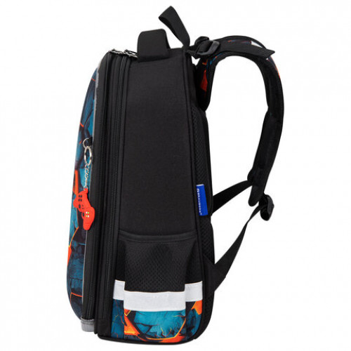 Ранец BRAUBERG ORIGINAL, 2 отделения, с брелком, Hot spill, 38х29х16 см, 274405