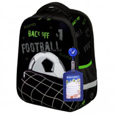 Ранец BRAUBERG FIT, 2 отделения, Mesh goal, 3D-панель, 38х27х14 см, 274384