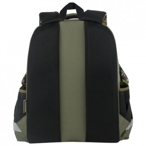 Ранец ПИФАГОР EVA BASIC, 1 отделение, Military, 39х30х16 см, 229939