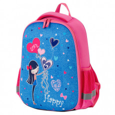 Ранец ПИФАГОР EVA BASIC, 1 отделение, Happy girl, 39х30х16 см, 229938