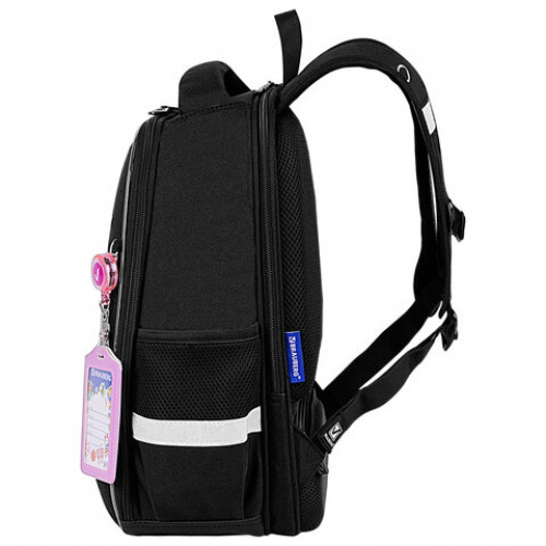 Ранец BRAUBERG FIT, 2 отделения, Golden butterflies, 38х27х14 см, 274383