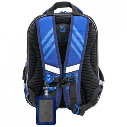 Ранец BRAUBERG QUADRO, 3 отделения, с брелком, Rapid style, 37х28х18 см, 270603
