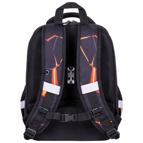 Ранец BRAUBERG FIT, 2 отделения, Keep out, 38х27х14 см, 270617