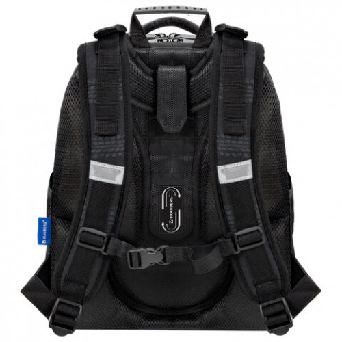 Ранец BRAUBERG UP, 2 отделения, с брелоком, Speedometer, 36х28х15 см, 274666