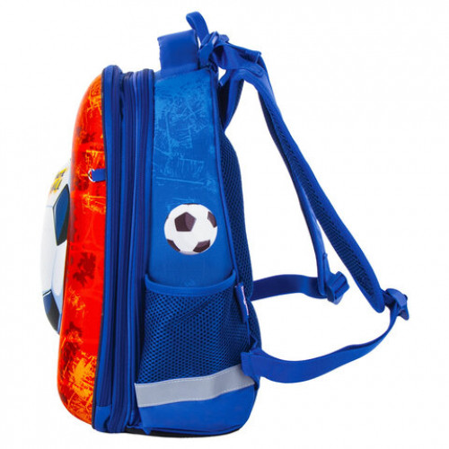 Ранец ЮНЛАНДИЯ EXTRA, с дополнительным объемом, Sports ball, 38x29x18 см, 228802