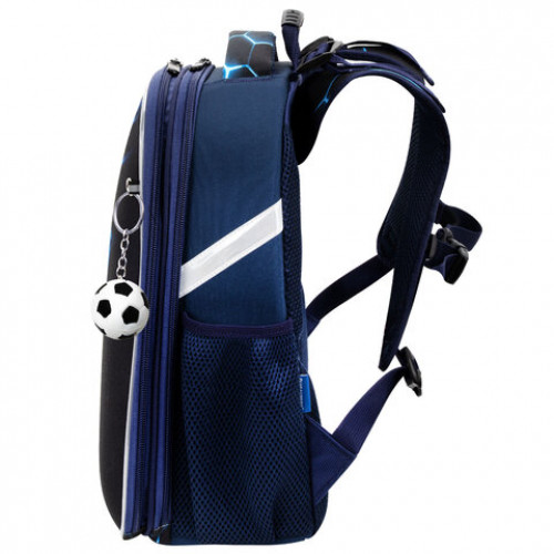 Ранец BRAUBERG UP, 2 отделения, с брелоком, Game battle, 36х28х15 см, 274668