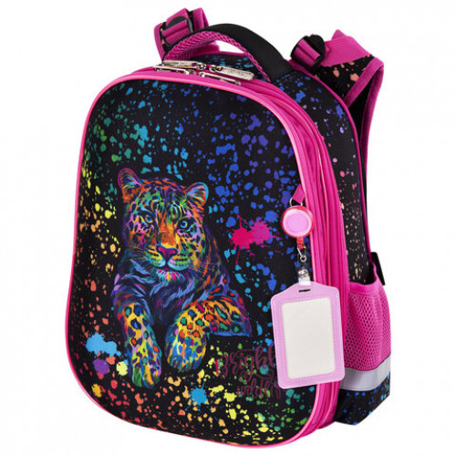 Ранец ЮНЛАНДИЯ EXTRA, с дополнительным объемом, Bright wildlife, 38х29х18 см, 270676