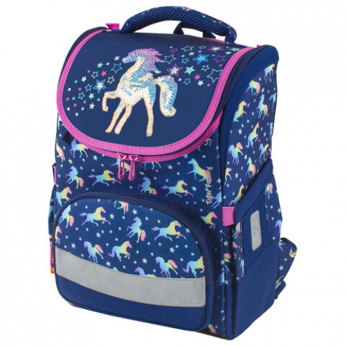 Ранец TIGER FAMILY для начальной школы, Earnest, Rainbow Horse, 39х31х23 см, 228916, TGET-016A