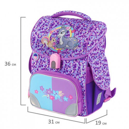 Ранец TIGER FAMILY для начальной школы, Jolly, Wondrous World, 36х31х19 см, 228905, TGJL-020A