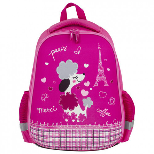 Ранец ПИФАГОР EVA BASIC, 1 отделение, Trip to Paris, 39х30х16 см, 229937