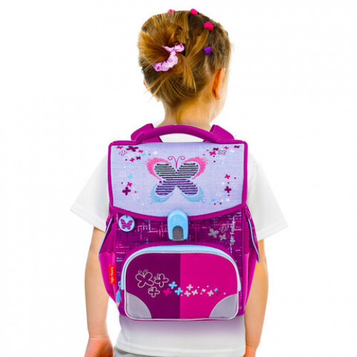 Ранец TIGER FAMILY для начальной школы, Jolly, Playful Butterfly, 36х31х19 см, 228909, TGJL-036A
