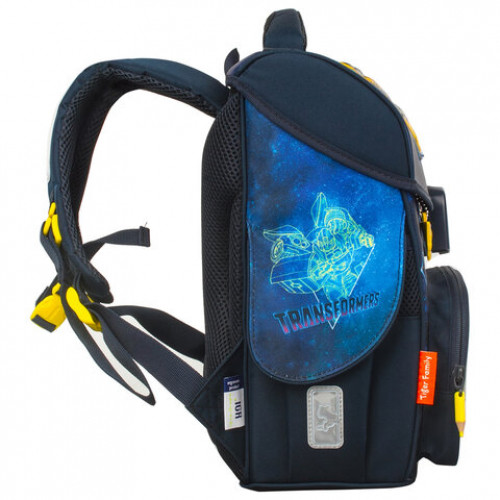 Ранец TIGER FAMILY для начальной школы, Jolly, Bumblebee, ЛИЦЕНЗИЯ, 36х31х19 см, 228973, TGJL-017A