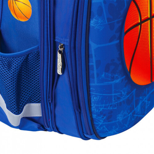 Ранец ЮНЛАНДИЯ EXTRA, с дополнительным объемом, Sports ball, 38x29x18 см, 228802