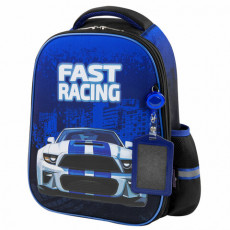 Ранец ЮНЛАНДИЯ LIGHT, 2 отделения, Speedy car, 38х29х16 см, 270608