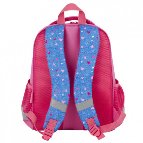 Ранец ПИФАГОР EVA BASIC, 1 отделение, Happy girl, 39х30х16 см, 229938