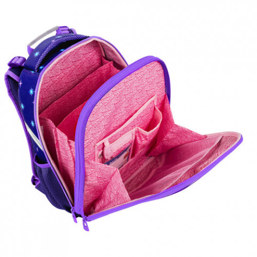 Ранец BRAUBERG UP, 2 отделения, с брелоком, Bright fox, 36х28х15 см, 274665