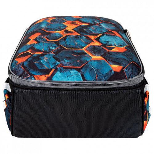 Ранец BRAUBERG ORIGINAL, 2 отделения, с брелком, Hot spill, 38х29х16 см, 274405