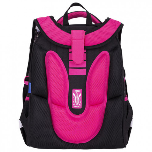 Ранец BRAUBERG LUMINOUS, 2 отделения, с брелоком, Cats first, СВЕТЯЩИЙСЯ РИСУНОК, 38х29х16 см, 271367