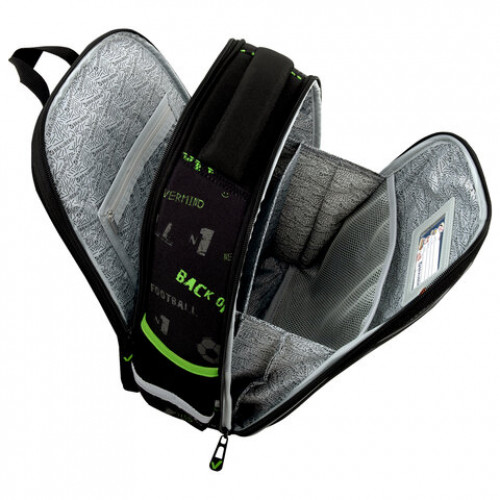 Ранец BRAUBERG FIT, 2 отделения, Mesh goal, 3D-панель, 38х27х14 см, 274384