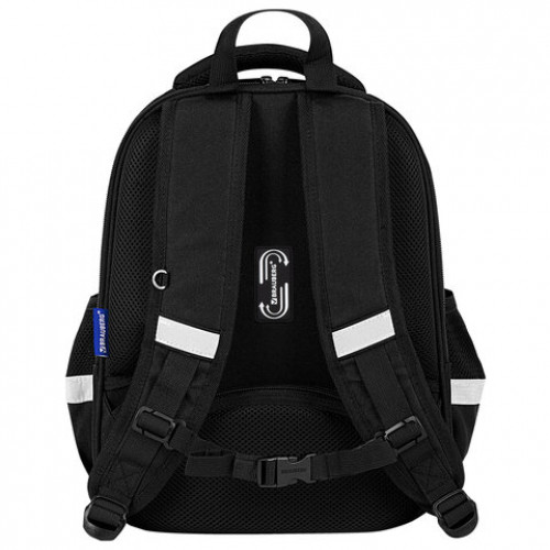 Ранец BRAUBERG FIT, 2 отделения, Golden butterflies, 38х27х14 см, 274383