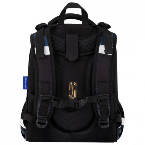 Ранец BRAUBERG ORIGINAL, 2 отделения, с брелком, Tunnel car, 38х29х16 см, 274406