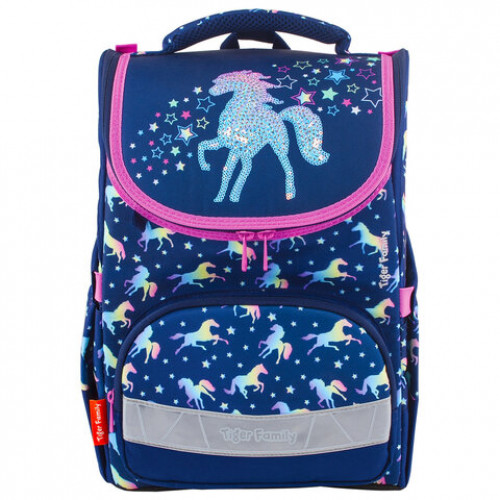 Ранец TIGER FAMILY для начальной школы, Earnest, Rainbow Horse, 39х31х23 см, 228916, TGET-016A