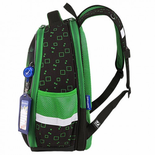 Ранец BRAUBERG FIT, 2 отделения, Night warrior, 38х27х14 см, 272023
