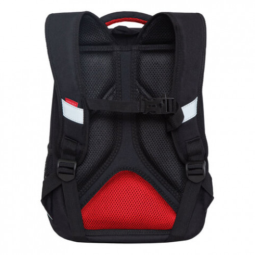 Ранец GRIZZLY анатомическая спинка, облегченный, для мальчиков, JUST LIVE, 37х26х16 с, RAw-397-10/1