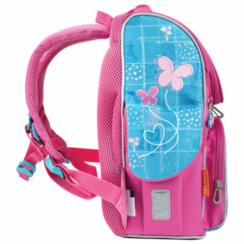 Ранец TIGER FAMILY для начальной школы, Nature Quest, Bubbly Butterfly, 35х31х19 см, 270207