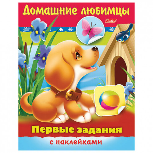 Книжка с наклейками Тесты и задания, АССОРТИ, А5, 16 стр., HATBER
