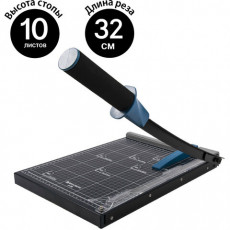 Резак сабельный BRAUBERG S10 KATANA, на 10 л., длина реза 320 мм, металлическое основание, A4, 531116