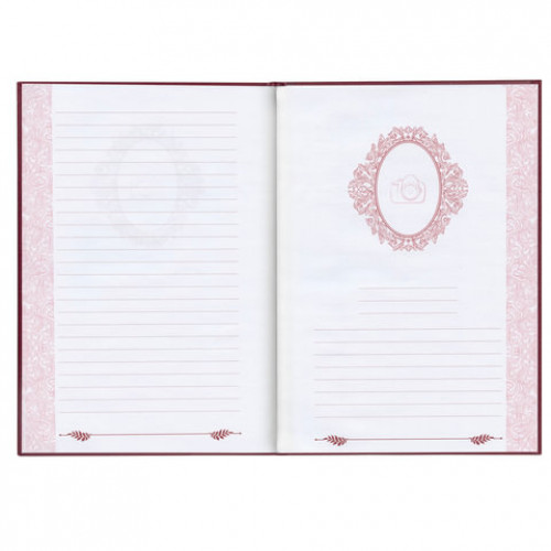 Книга Семейная летопись, формат А4, 60 листов, твердый переплет, вкладыш А2, ГДР-1