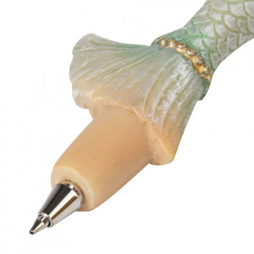 Ручка фигурная РУСАЛОЧКИ-2, СИНЯЯ, 4 дизайна ассорти, линия письма 0,5 мм, дисплей, BRAUBERG, 142773