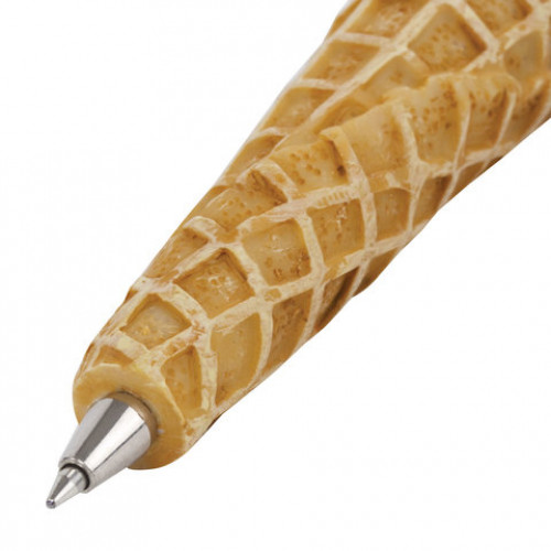 Ручка фигурная МОРОЖЕНОЕ-ФЛАМИНГО, СИНЯЯ, 4 дизайна ассорти, 0,5 мм, дисплей, BRAUBERG, 142764