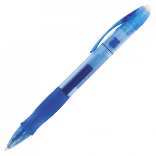 Ручка гелевая автоматическая с грипом BIC Gelocity Original, СИНЯЯ, узел 0,7 мм, линия письма 0,35 мм, 829158