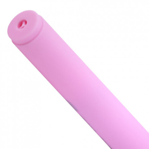 Ручки гелевые с грипом BRAUBERG VIVID PASTEL, СИНИЕ, НАБОР 3 ШТ., игольчатый узел 0,5 мм, линия письма 0,35 мм, 144540