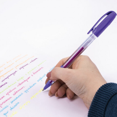 Ручка гелевая PENSAN Neon Gel, НЕОН АССОРТИ, узел 1 мм, линия письма 0,5 мм, дисплей, 2290/S