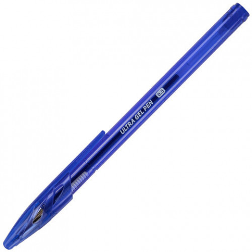 Ручки гелевые BRAUBERG ULTRA GEL, НАБОР 8 ШТУК (4 СИНИХ, 4 ЧЕРНЫХ), стандартный наконечник 0,5 мм, линия 0,35 мм, 144280