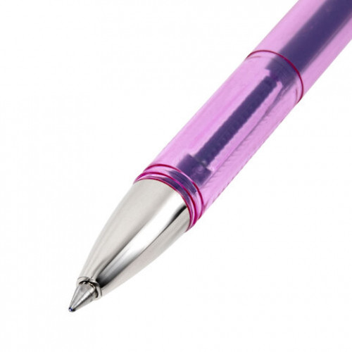 Ручка гелевая BRAUBERG ULTRA GEL PASTEL, СИНЯЯ, стандартный наконечник 0,5 мм, линия письма 0,35 мм, 144272