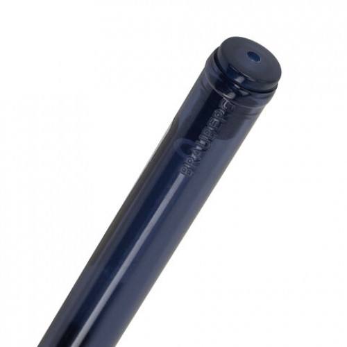 Ручка гелевая BRAUBERG ULTRA GEL NAVY BLUE, ТЕМНО-СИНЯЯ, стандартный наконечник 0,5 мм, линия письма 0,35 мм, 144281