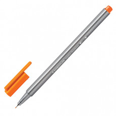 Ручка капиллярная (линер) STAEDTLER Triplus Fineliner, ОРАНЖЕВАЯ, трехгранная, линия письма 0,3 мм, 334-4 Ручка капиллярная (линер) STAEDTLER Triplus Fineliner, ОРАНЖЕВАЯ, трехгранная, линия письма 0,3 мм, 334-4