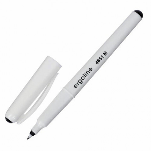 Ручка капиллярная (линер) ЧЕРНАЯ CENTROPEN Handwriter, трехгранная, линия 0,5 мм, 4651, 2 4651 0112